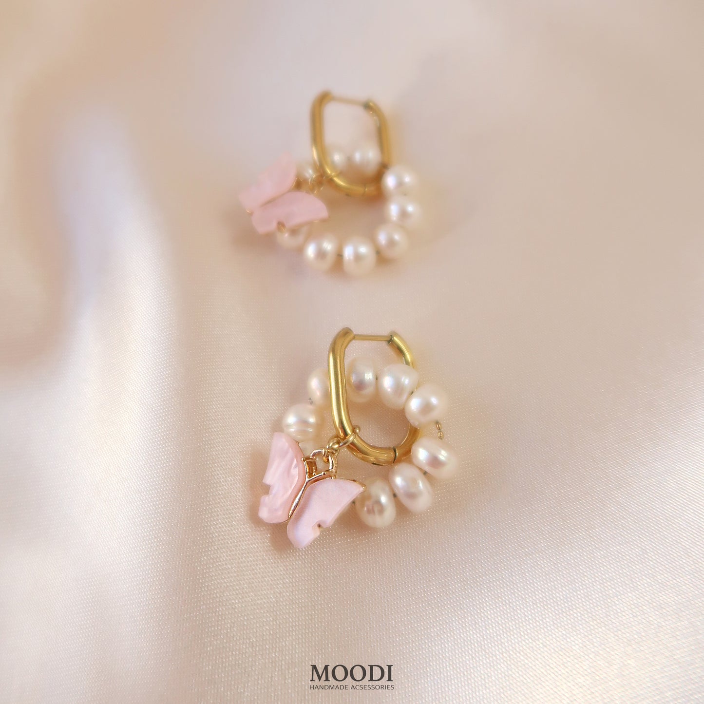 Earrings "Butterfly Elsa" Blue