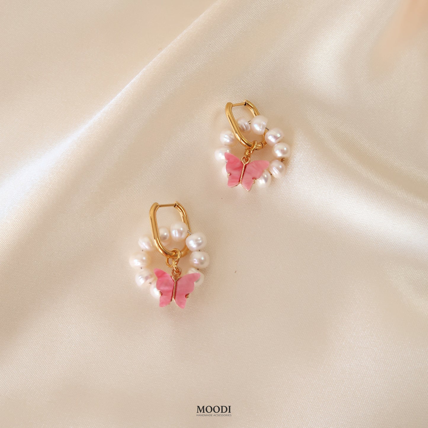 Earrings "Butterfly Elsa" Blue