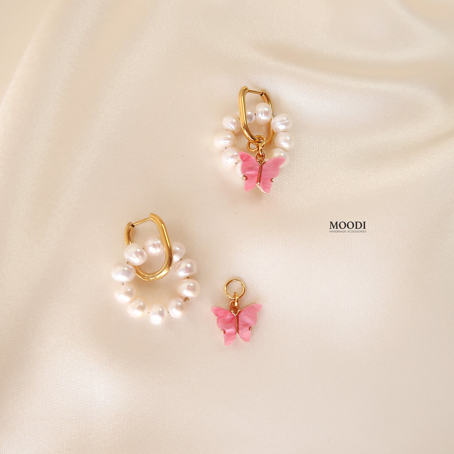 Earrings "Butterfly Elsa" Blue