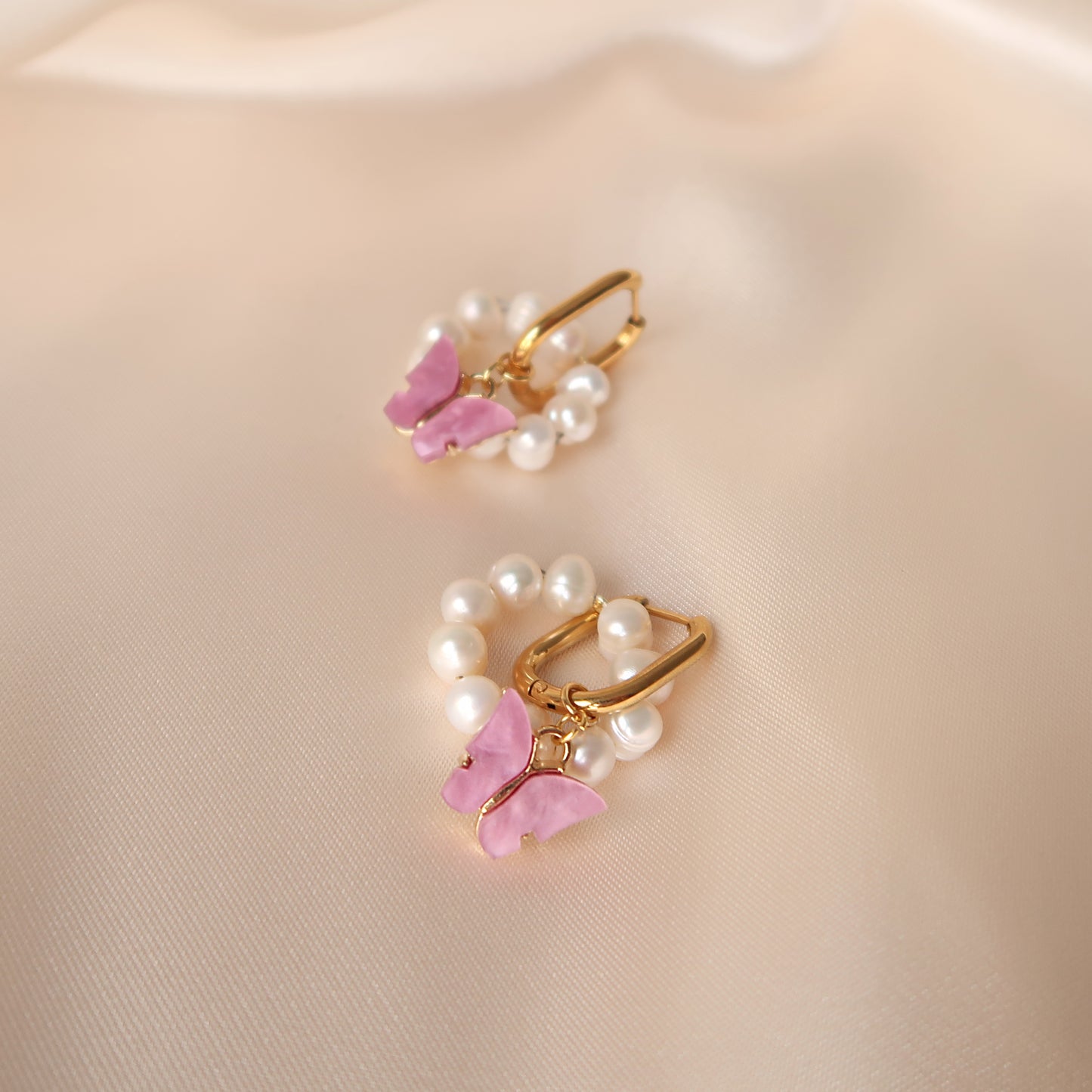 Earrings "Butterfly Elsa" Blue