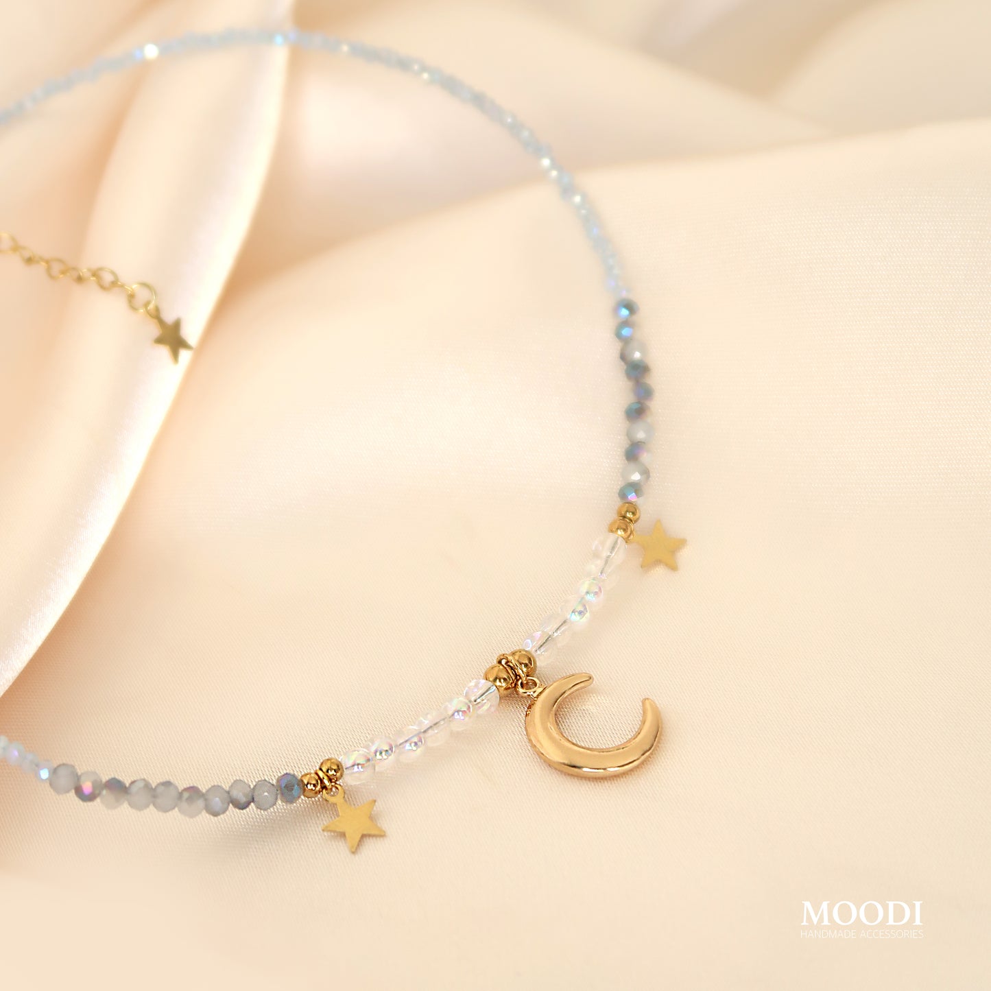 Колие "Sparkly moon"
