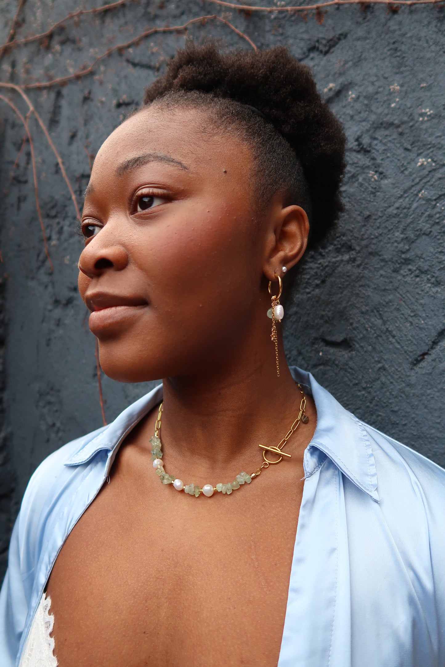 Earrings "Rose Opal - Gentle"