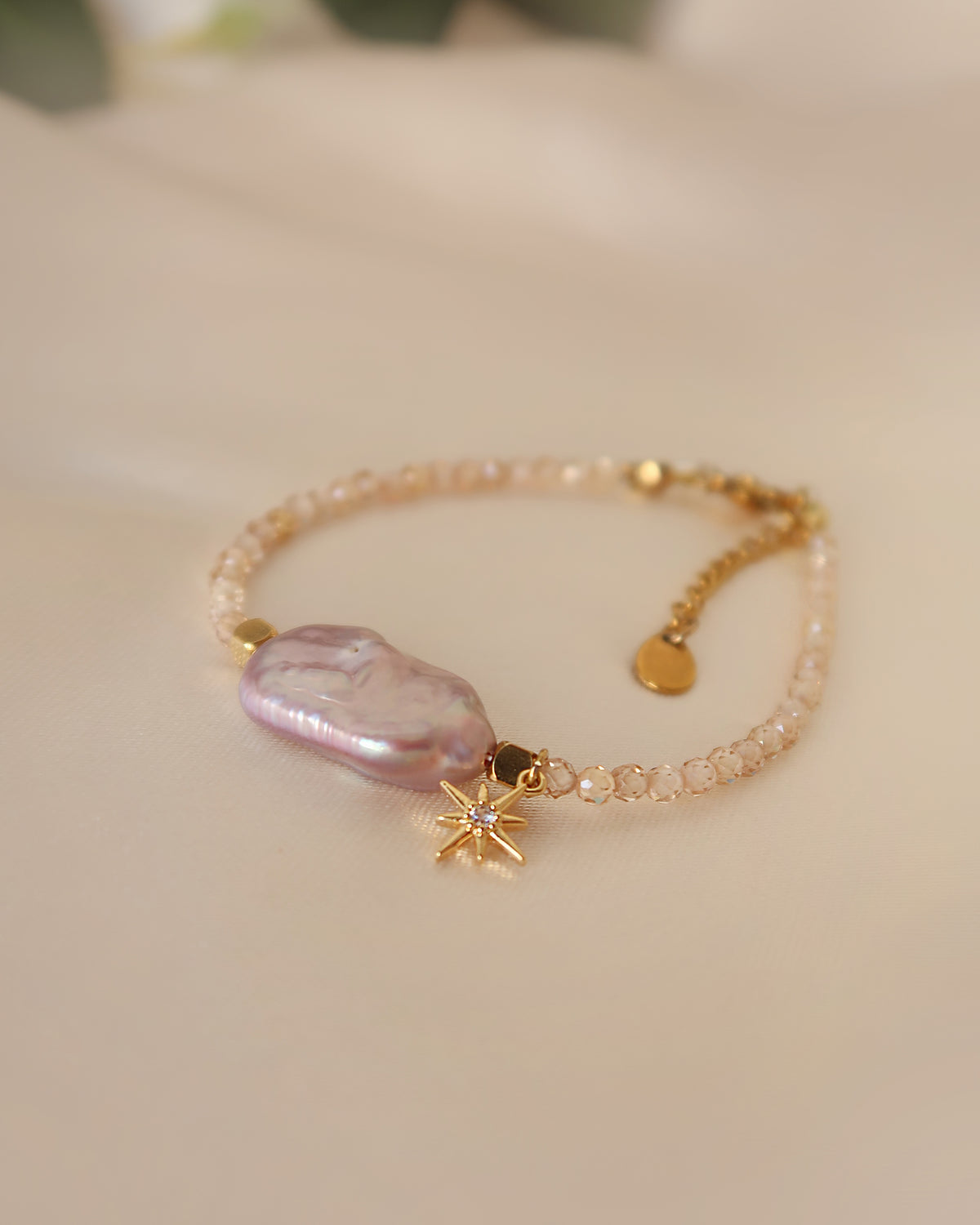 Гривна "Shine star" Барокова перла