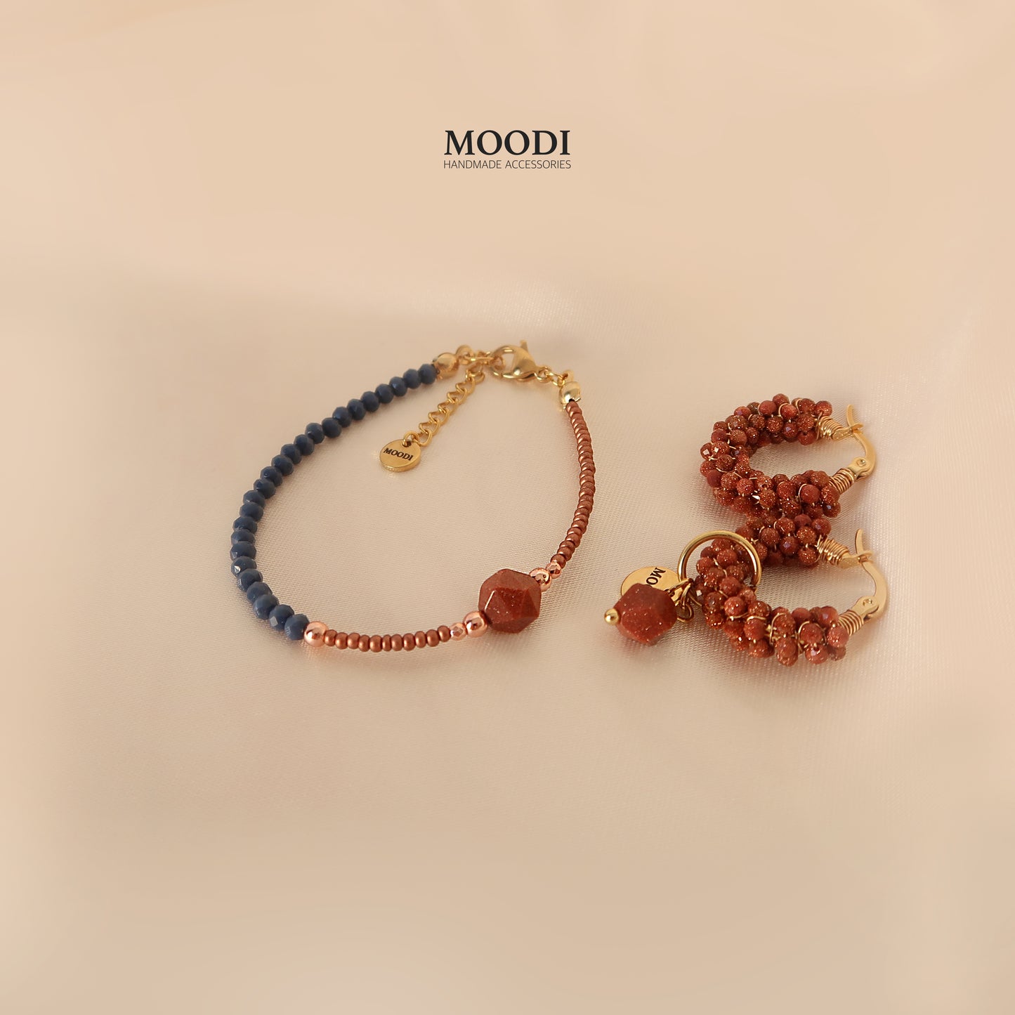 Hoop Goldstone Earrings