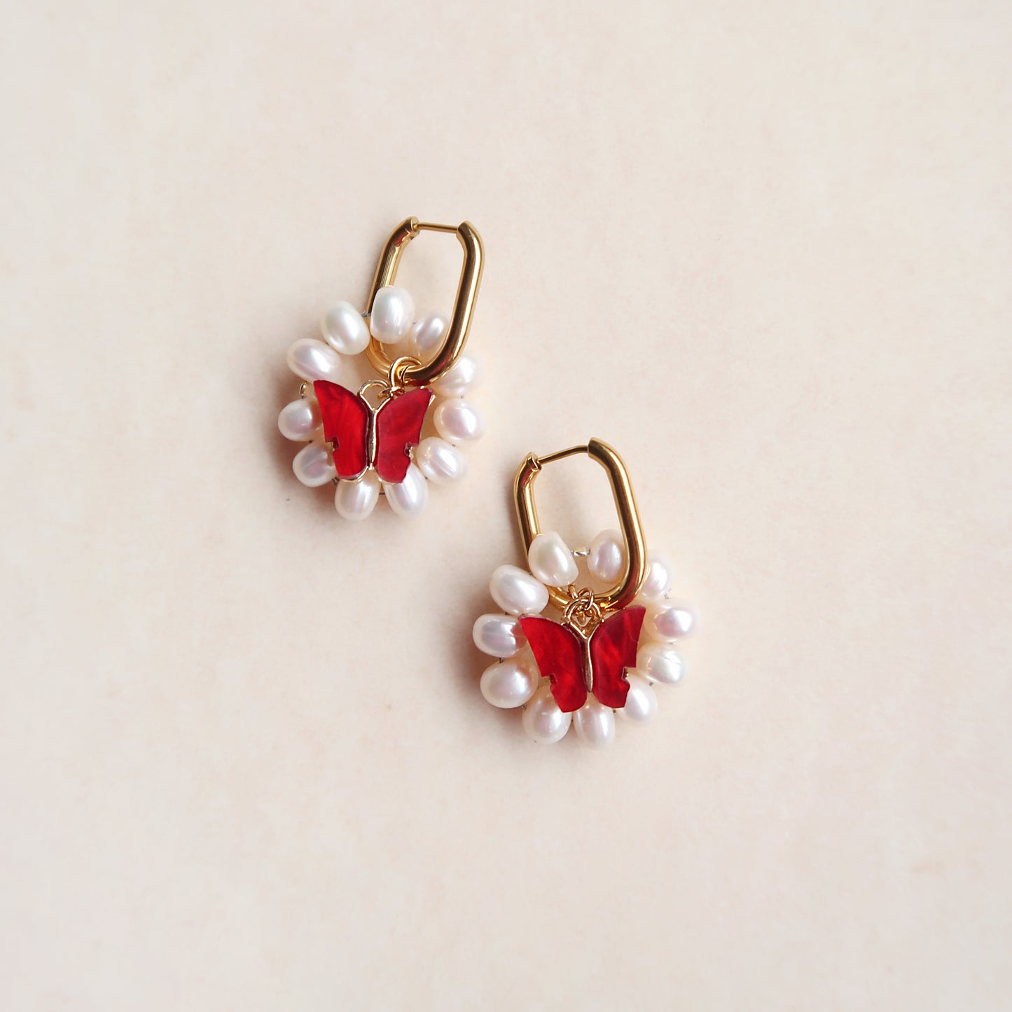 Earrings "Butterfly Elsa" Blue