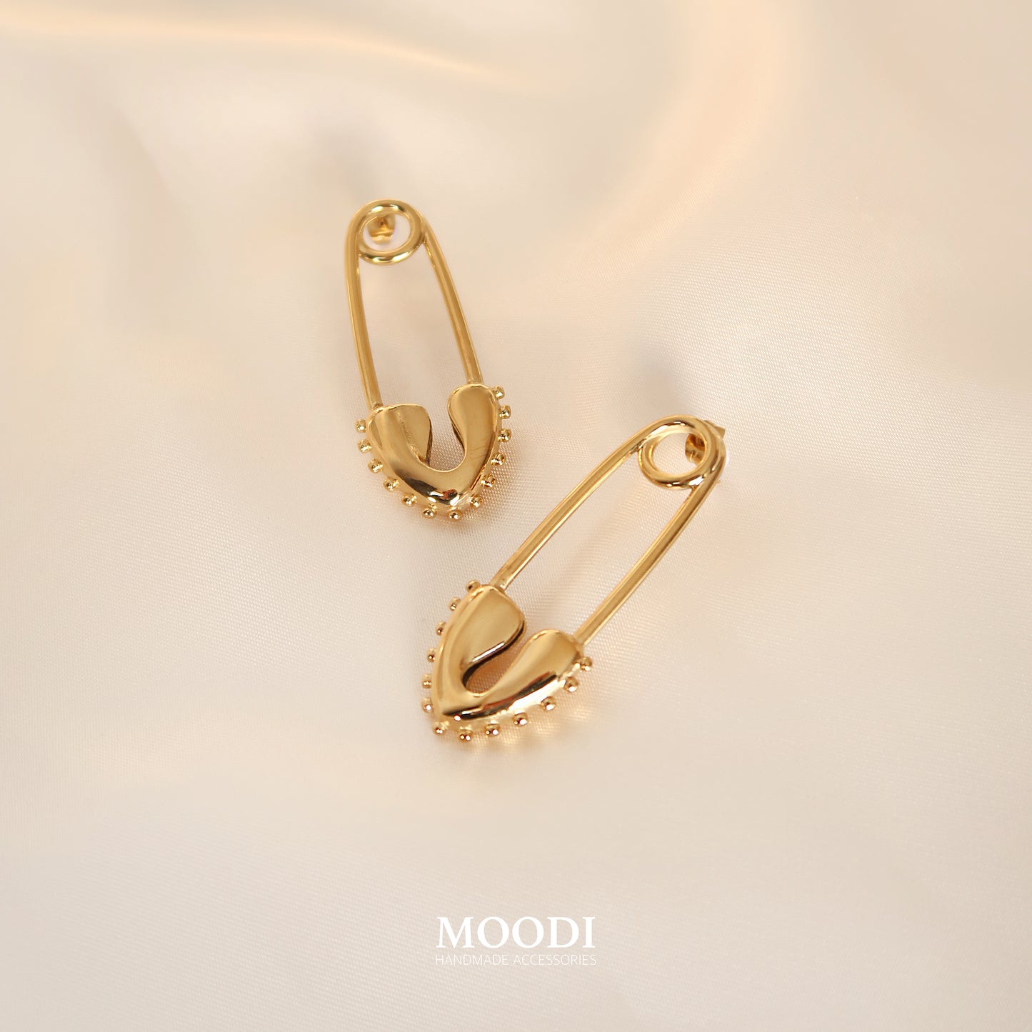 Earrings "Large Secret pin"