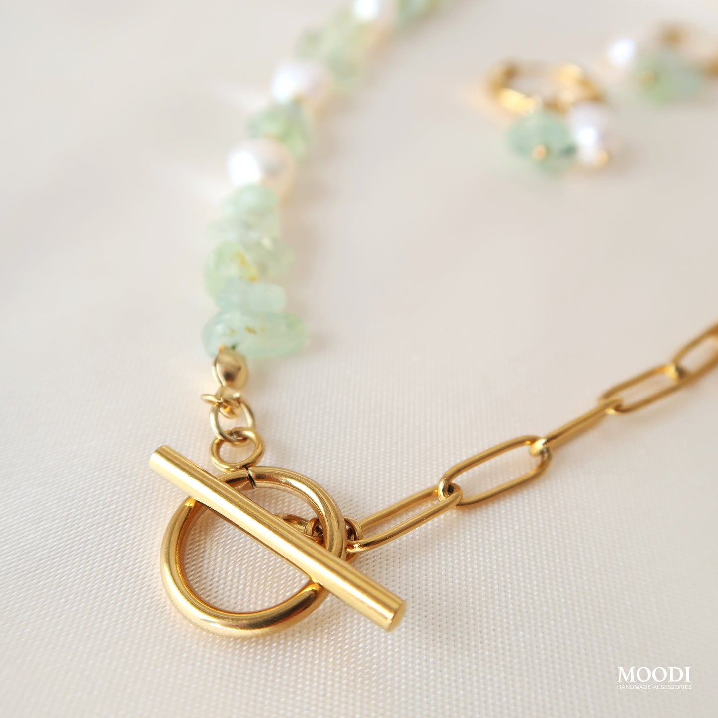 Earrings "Rose Opal - Gentle"