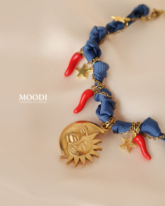 Колие Hot "Moon & Sun