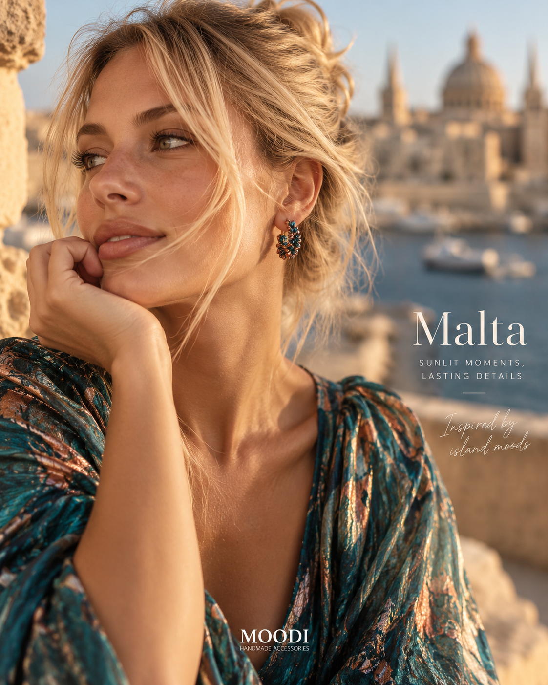 Hoops Special Earrings "Malta"