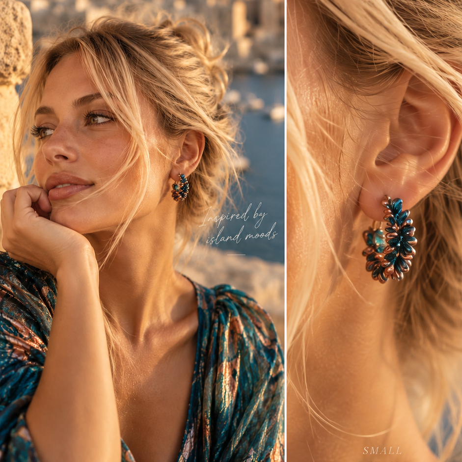 Hoops Special Earrings "Malta"