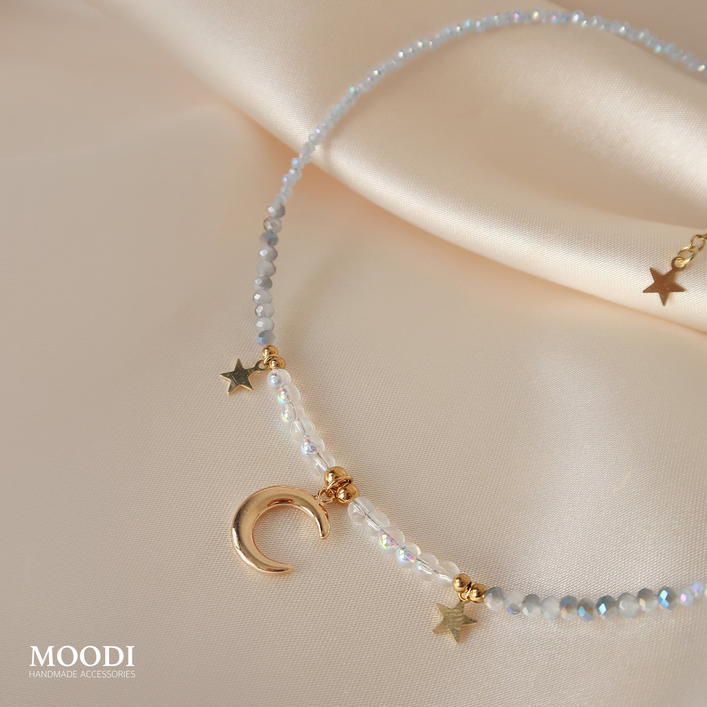 Колие "Sparkly moon"