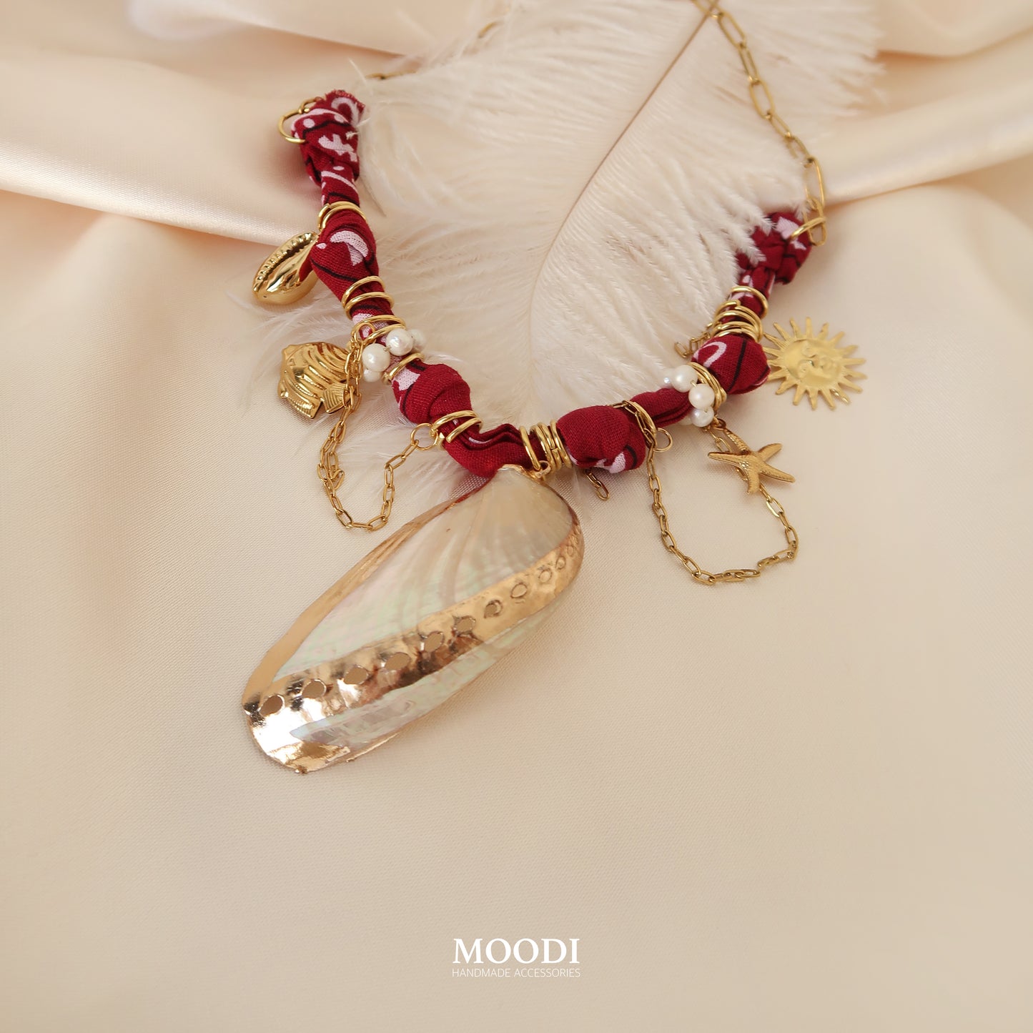 "Boho sea shine" necklace