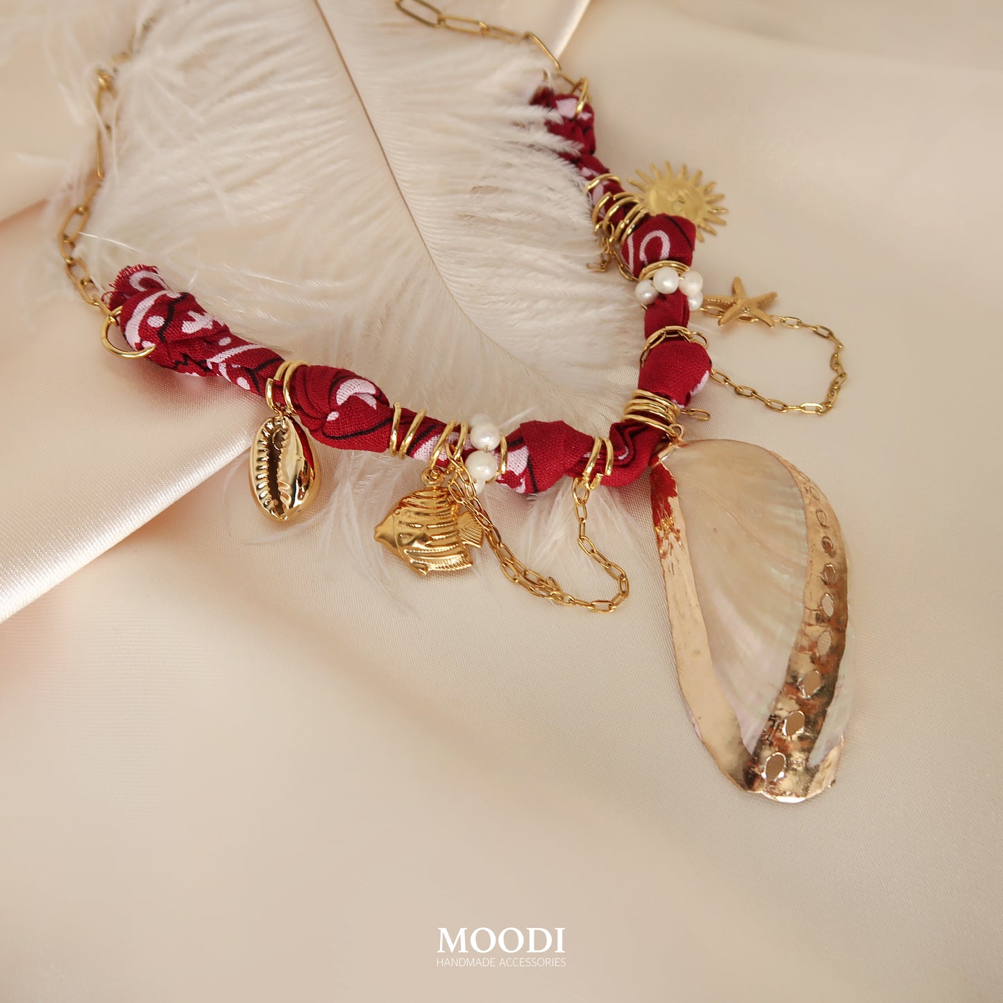 "Boho sea shine" necklace