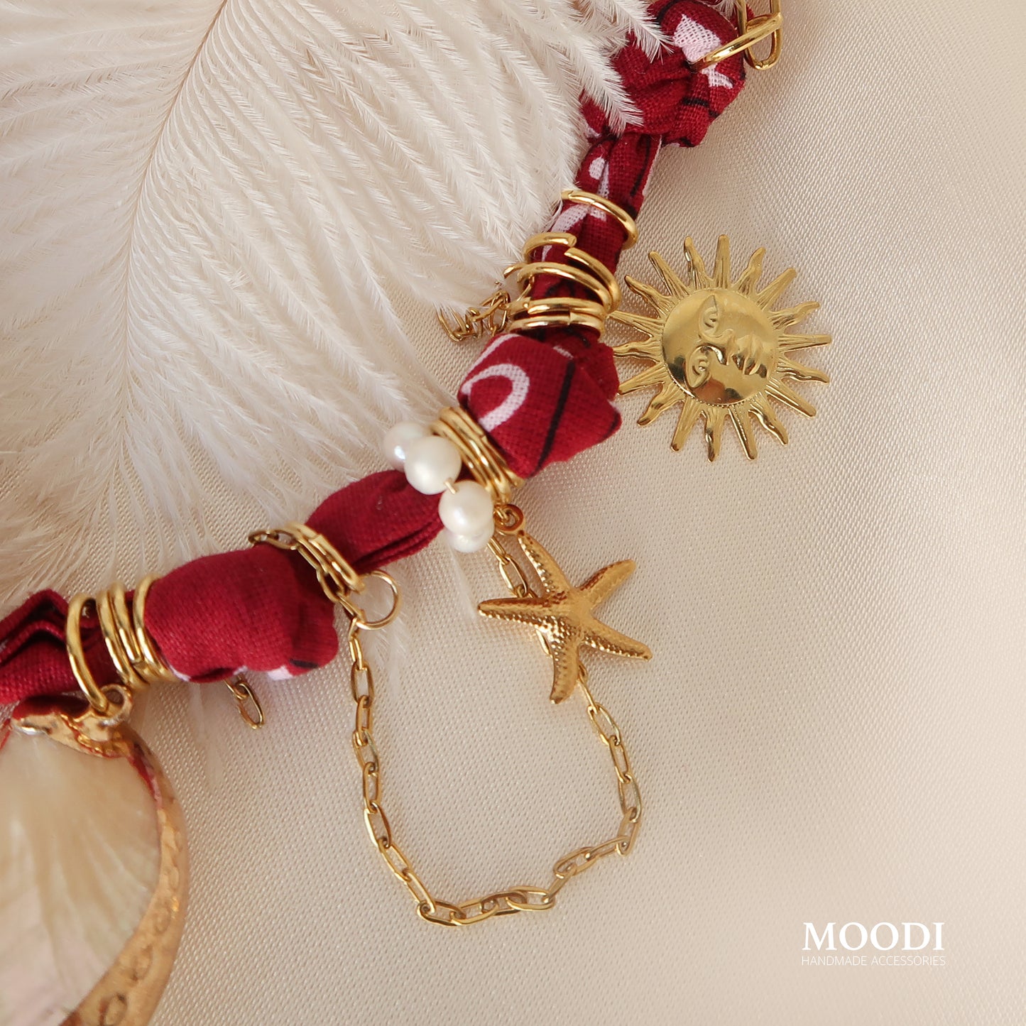 "Boho sea shine" necklace