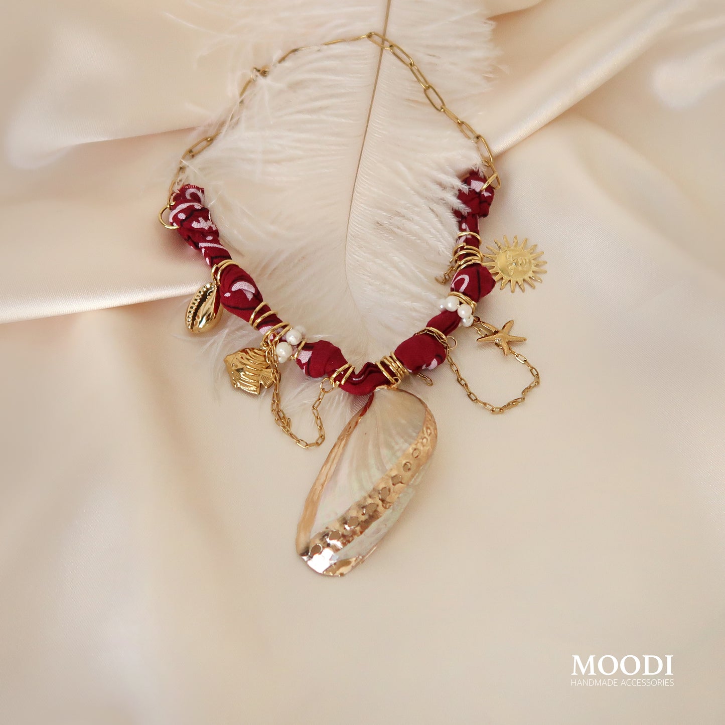 "Boho sea shine" necklace