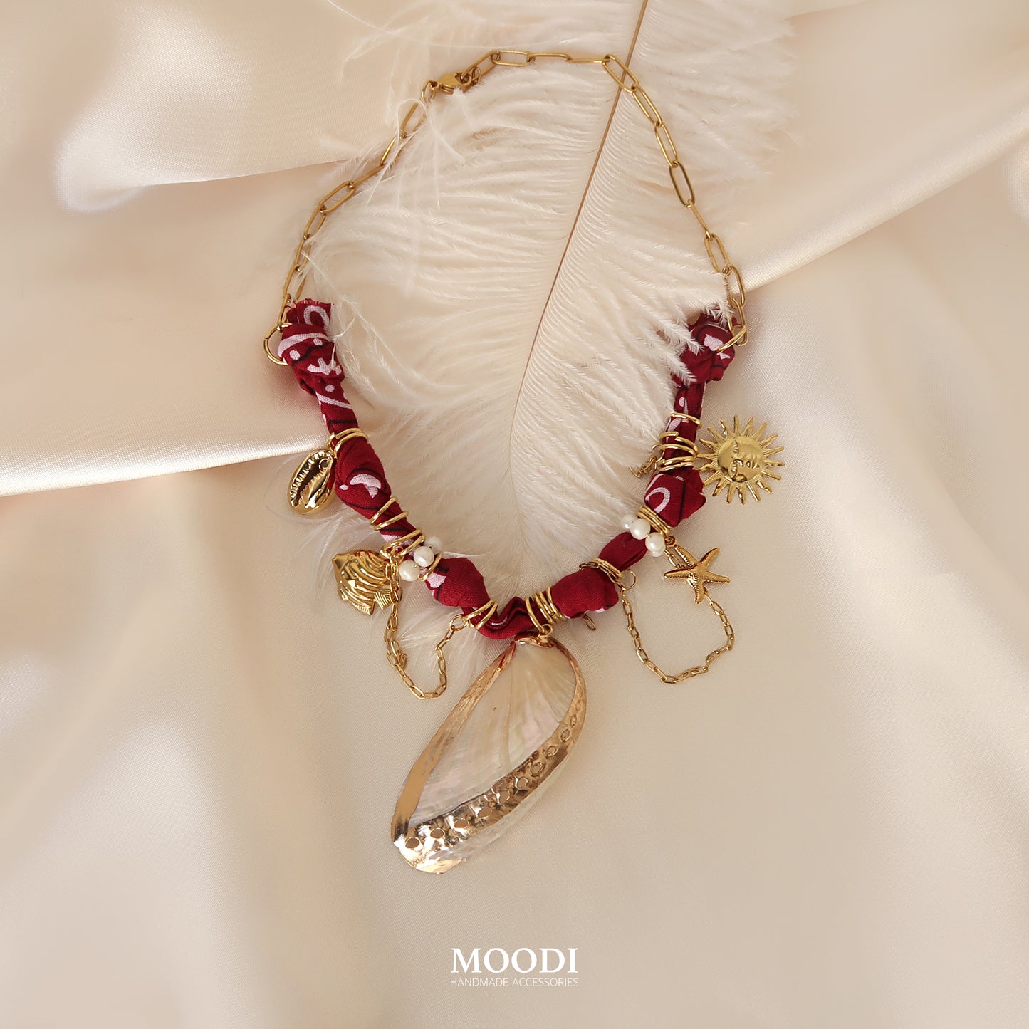 "Boho sea shine" necklace