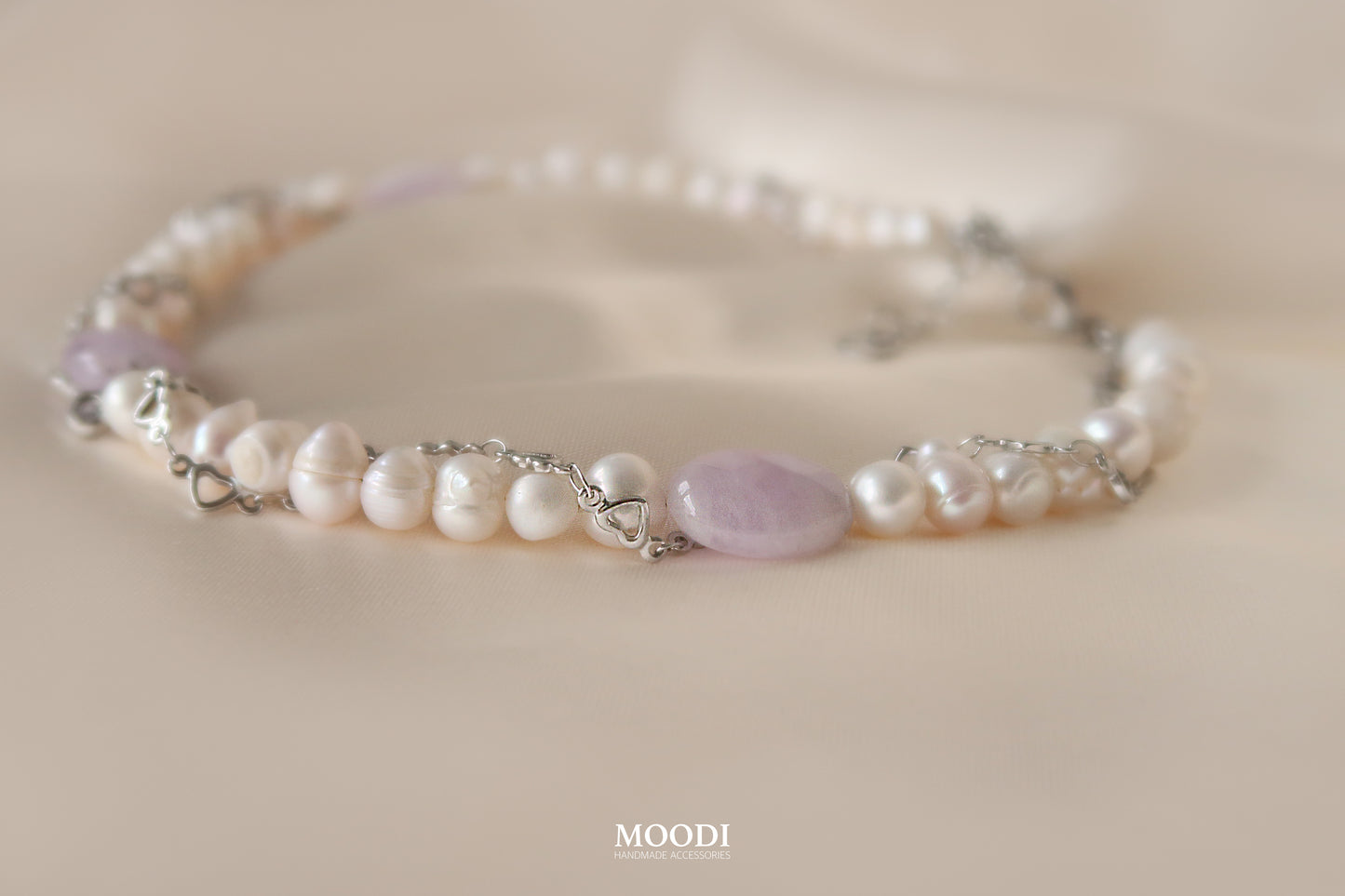 Колие "Amethyst Heart Whisper"