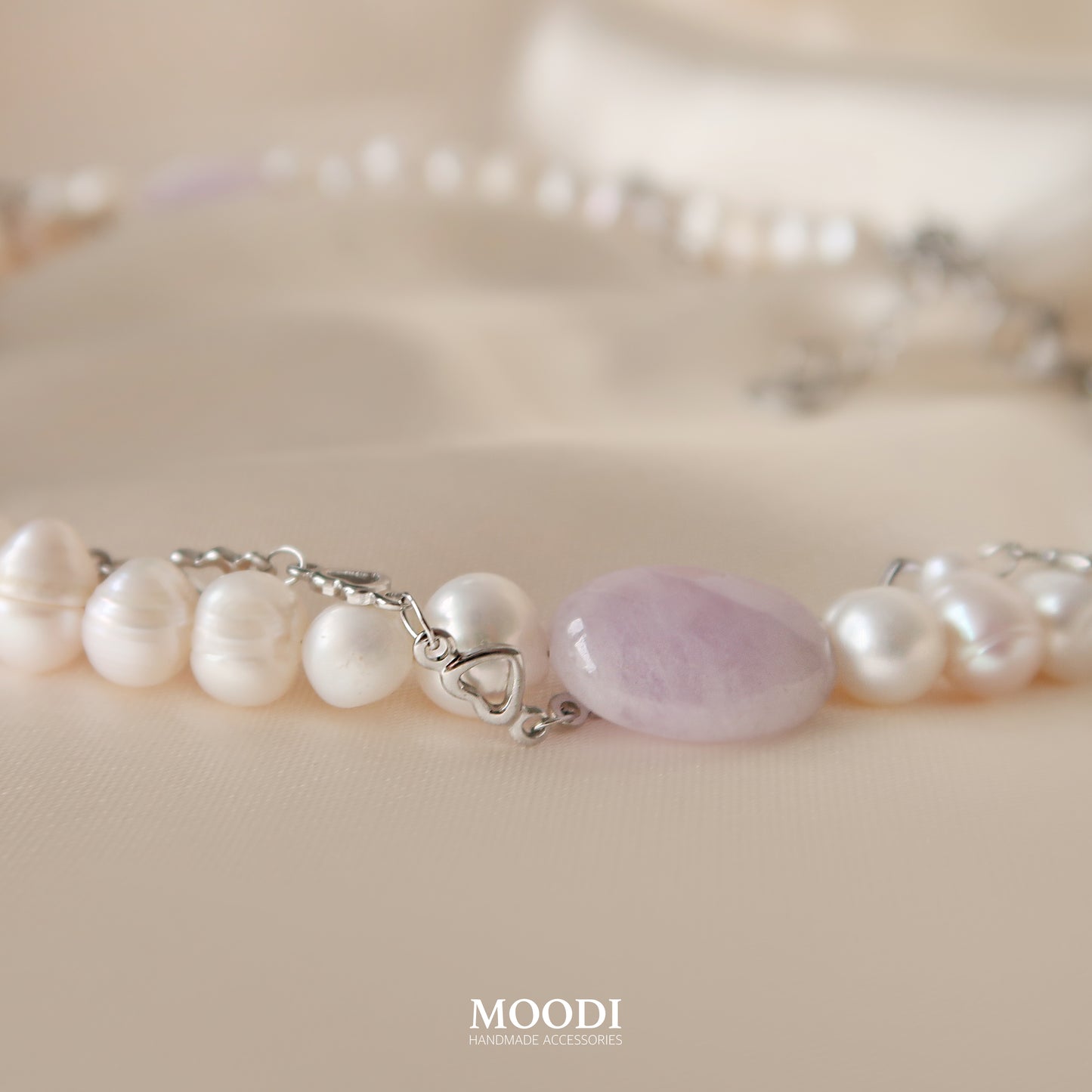 Колие "Amethyst Heart Whisper"