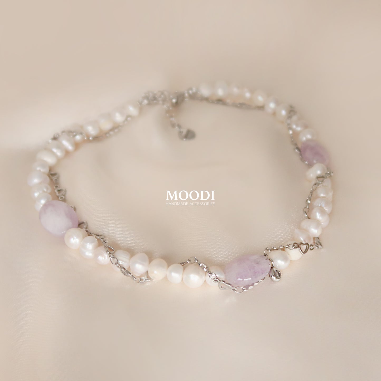 Колие "Amethyst Heart Whisper"