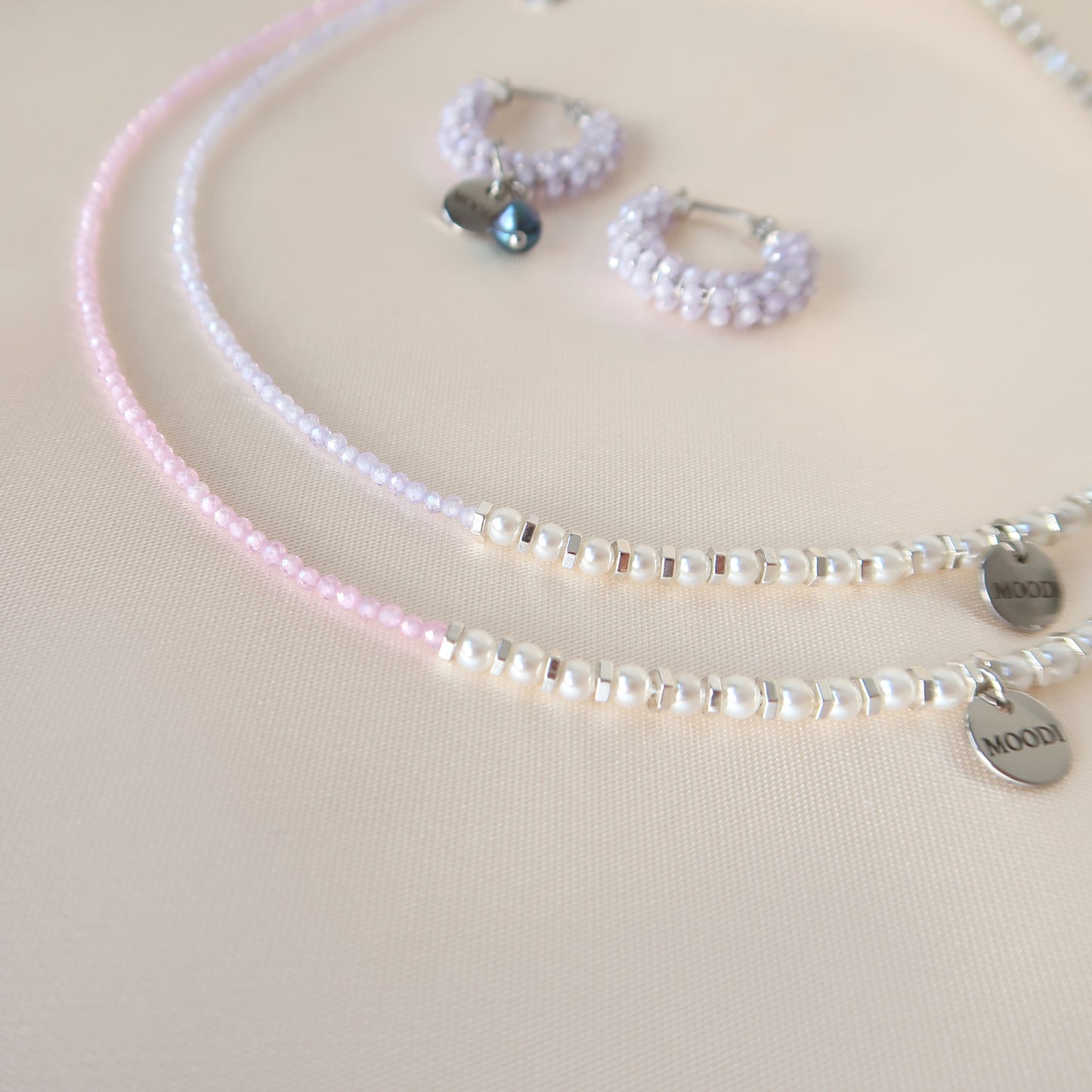 Колие Pearls and Swarovski stones