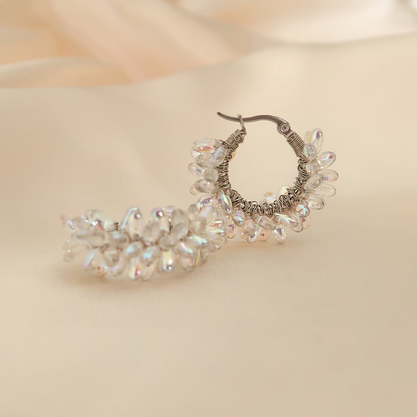 Hoops Special Earrings "Thassos"