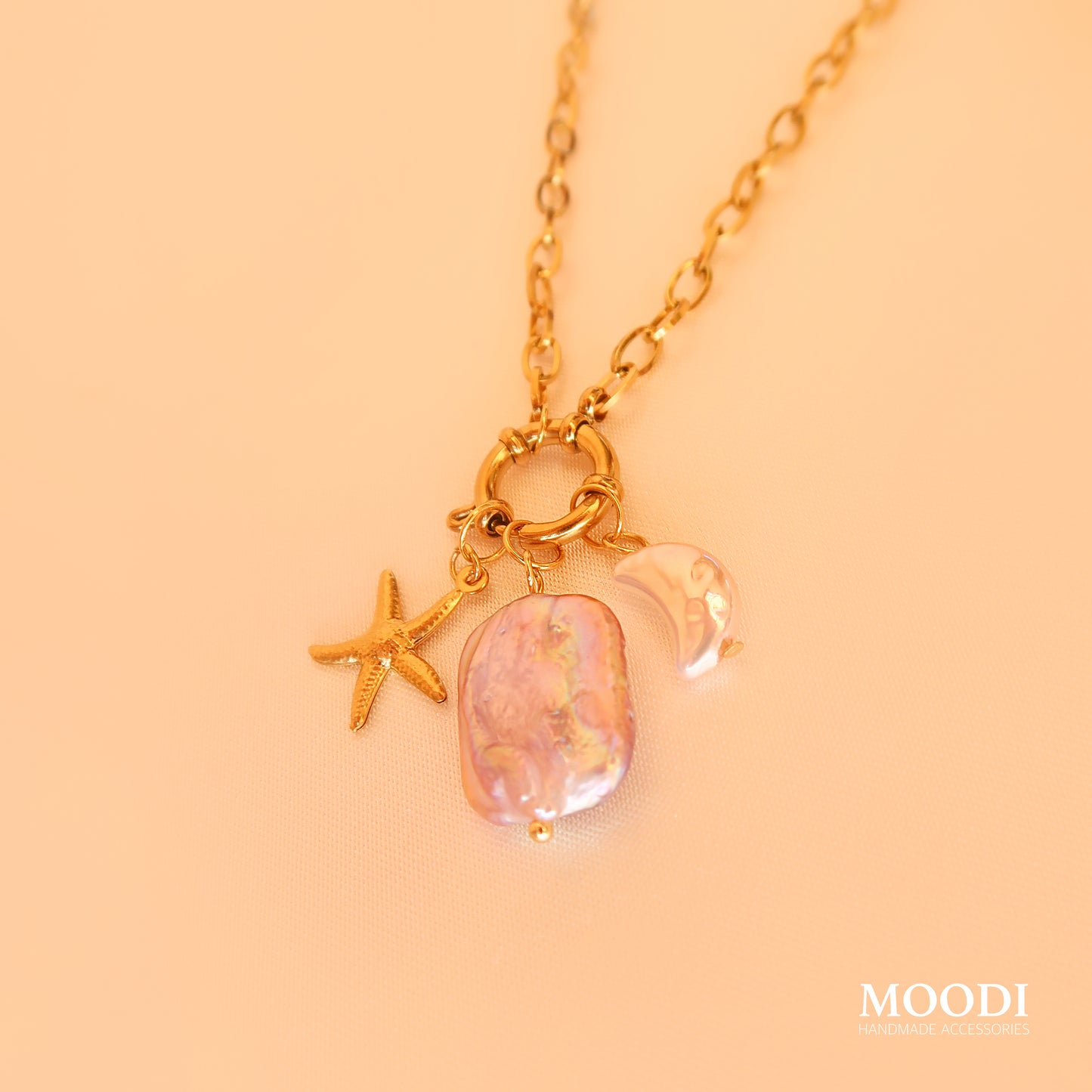 Necklace "Sea"