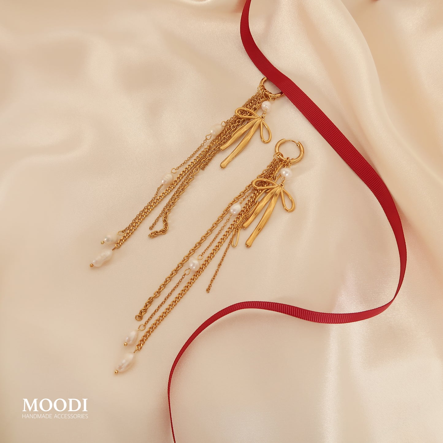 Long earrings "Go Girl"