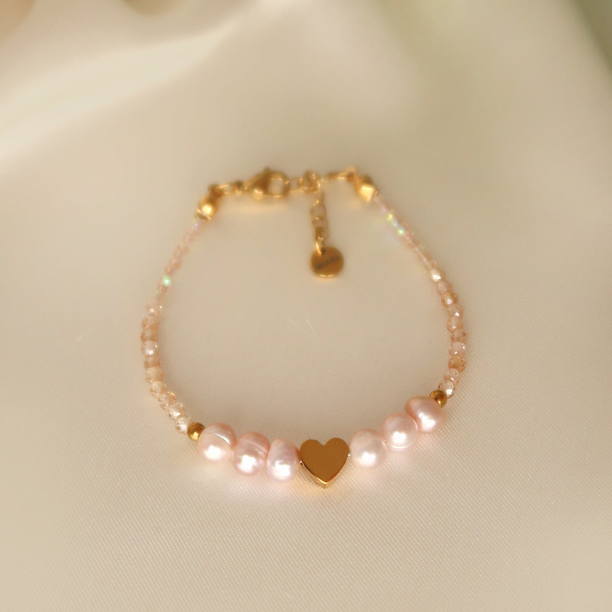 Гривна "Amélie" перли и swarovski