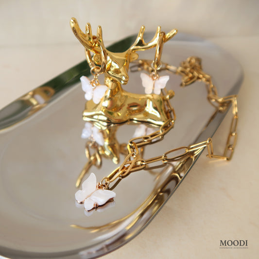 "Brina" butterfly necklace